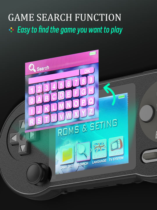 DATA%20FROG%20SF2000%20Handheld%20Game%20Console%20Built-in%206000%20Games%20Portable%20Game%20Players%20Classic%20Mini%20Retro%20Video%20Game%20for%20GBA/SNES%20-%20Image%204