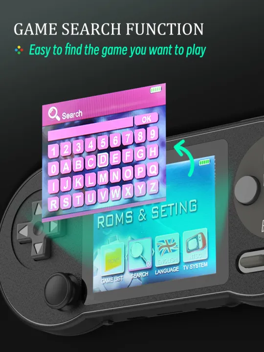 DATA%20FROG%20SF2000%20Handheld%20Game%20Console%20Built-in%206000%20Games%20Portable%20Game%20Players%20Classic%20Mini%20Retro%20Video%20Game%20for%20GBA/SNES%20-%20Image%204