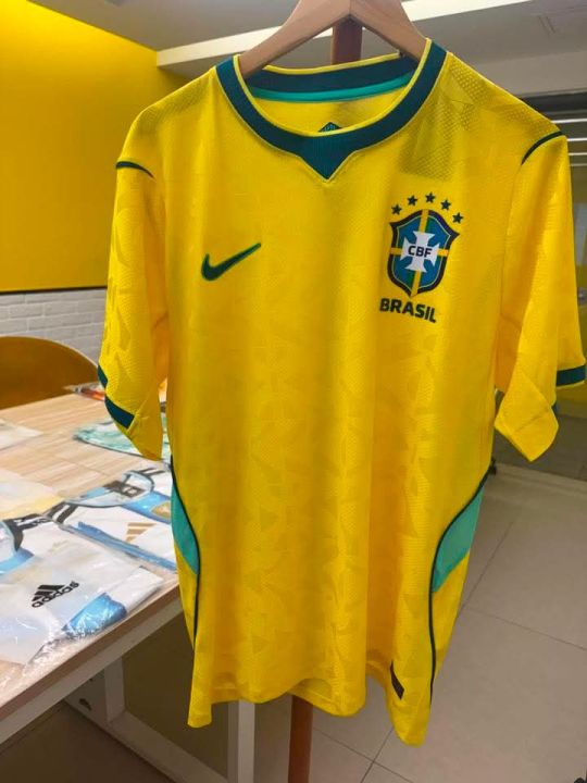 Brazil National Team Football Full Sleeve Jersey For Men (premium) - World Cup 2022