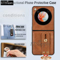 Phone case ZTE Nubia Flip Leather Ring Holder Snap-on Hybrid PC+TPU Full Protection Back cover ZTE Nubia Flip case. 