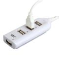 4-Port USB Hub - White.
