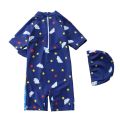 Swimsuit Kids 2021 New Dinosaur Print Baby Boy Swimming Suit Infant Toddler Children Sunscreen Beach Bathing Suit for Boys Girls. 