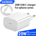 PD 20W USB C Charger for iphone 15 Universal Mobile Phone Type-C Fast Charging Wall Adapter For iPhone 14 Pro Max Samsung Xiaomi.