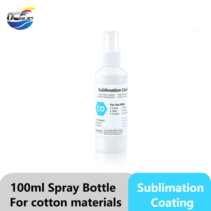 100ML Sublimation Coating Spray Bottle Sublimation Coating For Cotton Sublimation Pretreatment Liquid Amour zii