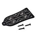 Guitar Truss Rod Cover GR34 Truss Rod Shape Case for Electric Guitar Les Paul Epiphone (Black).