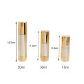 15/30/50ml empty airless bottle cosmetic plastic pump container travel makeup. 