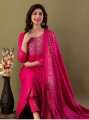 Unstitched Cotton Afsan and Screen Print 3-Piece Multicolor Suit for Women All Season.