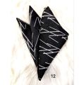 Luxury 1Pcs Rumal Paisley Silk 23x23cm Hankies Men's Pocket Square Handkerchiefs For Men Suit Wedding Party Suit Accessories. 