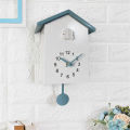 Yesurprise Modern Cuckoo Wall Clock Fashion Creative Pendulum Clocks Bird House Battery Powered Cuckoo Wall Clock For Living Room Kitchen.