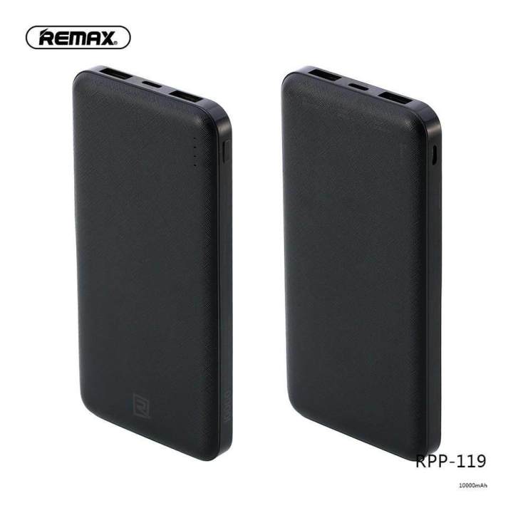 Remax Rpp 119 10000Mah Power Bank Dual Output Fast Charging | Daraz.com.bd