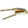Dharti Golden Supari Cutter For Kitchen, Brass Made Betel Nut Cutter Pitol Supari Sorota Golden Color -7 inches.