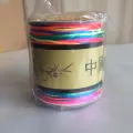 50M 1.5mm Satin Nylon Cord Knotting Beading String Bracelet Macrame Rattail Rope Jewelry Findings DIY. 
