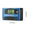 KOGEEK 30A/40A/50A/60A/100A MPPT Solar Charge Controller Dual USB LCD Display Auto Solar Cell Panel Charger Regulator. 