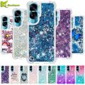 Honor 90 Lite Case on For Funda Honor 90 Lite CRT-NX1 Cover Glitter Dynamic Liquid Case For Huawei Honor90 Lite Phone Case Etui.