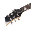 Electric Guitar Set Excellent Sound Quality Flame Shaped Yellow Beautiful Electric Guitar for Beginner for Practice.