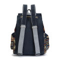 Women Printing National Backpack Canvas School Bags For Teenagers Shoulder Bag Weekend Travel Rucksack Denim Mochilas Femininas. 
