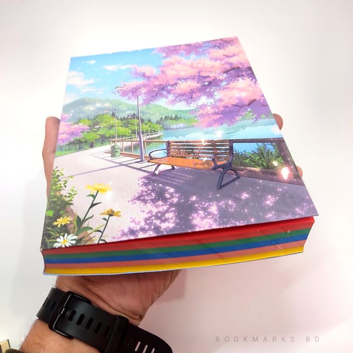 200%20sheet%20Multicolor%20paper-Aesthetic%20design%20Notebook%20(7.5"/5.5"%20size)%20-%20Image%202