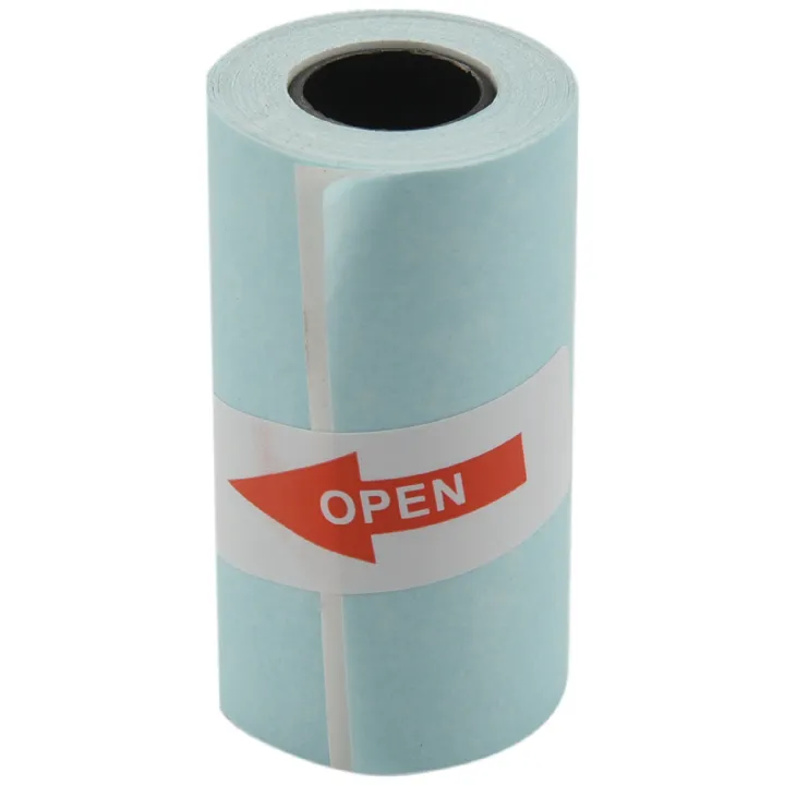 12 Rolls Sticker Thermal Paper 57mm x 30mm Self-Adhesive Thermal ...