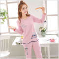 Spring and Autumn Cartoon Long sleeved Pamas Pants Large Size Cute Women's Winter Home Fury Set.