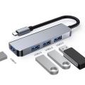 USB 3.0 Type C Adapter Docking Station USB 2.0 Port TF SD Card Reader Audio Output Multi-hub Splitter RJ45 HDMI for Laptop Tablet Phone Disk Converter Macbook Air M1 iPad Pro Samsung S8/S9/Note 8/Note 9, HP. 