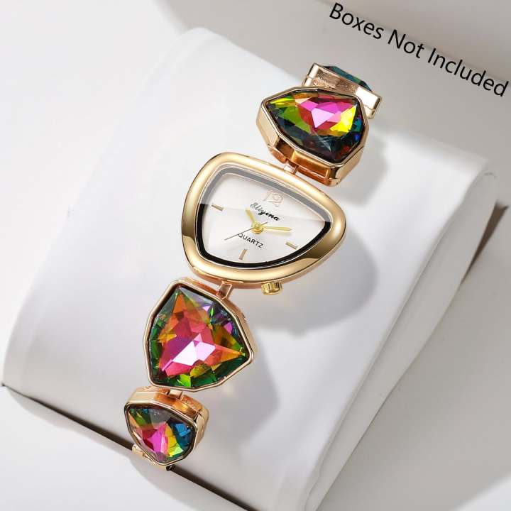 Luxury Fashion Stainless Steel Imported Wuartz Movement Ladies Wristwatch For Women