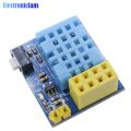 ESP8266 ESP-01/01S DHT11 Temperature Humidity Sensor Module esp8266 Wifi NodeMCU Smart Home IOT (Without ESP module) DIY Kit. 