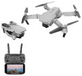 E88 Pro Dual Camera Dual Battery Folding Drone with WiFi App Control - 3.7V 1800mAh Battery. 