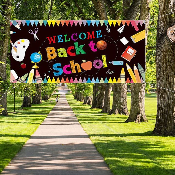Welcome%20Back%20to%20School%20Banner,%20First%20Day%20of%20School%20Backdrop%20Banner%20,Welcome%20Back%20to%20School%20Party%20Decorations%20Supplies%20-%20Image%203