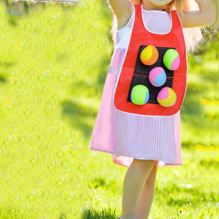 Dodgeball%20Game%20Set%20with%20Sticky%20Vest%20Toss%20Soft%20Toy%20Balls%20Toy%20Indoor%20and%20Outdoor%20-%20Image%204