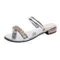 Women's Ladies Summer Crystal Flat Beach Sandals Roman Shoes Slippers. 