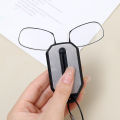 Nose Clip-on Reading Glasses Folding Legless Ultralight Keychain Glasses Men Women Mini Portable Presbyopic Glasses. 