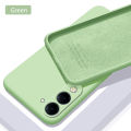 Olige For VIVO Y04 Liquid Silicone Macaron Candy Color TPU Falling and shockproof Soft Phone Case Shell Protector Back Cover. 