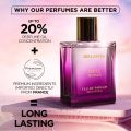 Bella Vita Luxury Date Woman Eau De Parfum Perfume with Pink Pepper, Jasmine & Vanilla|Premium, Long Lasting Floral & Fruity Fragrance for Women 100ML.
