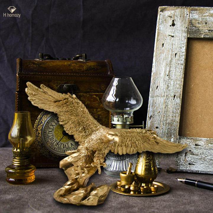 Eagle%20Figurine%20Statue%20Resin%20Table%20Crafts%20Tabletop%20Centerpiece%20Decoration%20for%20Office%20Living%20Room%20Home%20Decor%20Collection%20Hand%20Painted%20-%20Image%202
