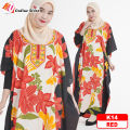 MU BAJU KAFTAN KELAWAR DEWASA FREE SIZE / BAJU KELAWAR LENGAN PENDEK / KAFTAN WANITA / BAJU TIDUR / WOMEN SLEEPWEAR. 