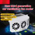 Car Car Exhaust Fan Summer Cool Air Circulation Cooler Solar Car Ventilation Fan.