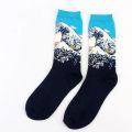 Cotton Socks Men Starry Night Winter Retro Women Personality Art Van Gogh Socks Oil Painting Socks Funny Happy Socks Male socken. 