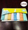 Soft Cotton Baby Handkerchief or Towel - 8pcs/Pack.