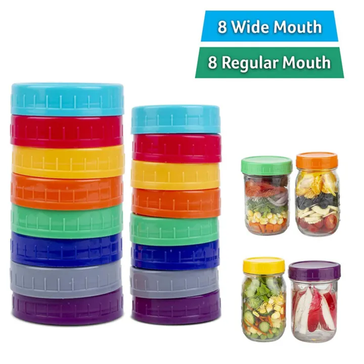 16%20Pcs%20Recyclable%20for%20Ball%20Kerr%20Colored%20Food-Grade%20Mason%20Jars%20Home%20Storage%20Mason%20Jar%20Lids%20Canning%20Lid%20Caps%20-%20Image%209