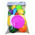 Pretend Play Plastic Food Toy Cutting Fruit Vegetable Food Pretend Play Children Kids Birthday Gift - Baby Toys. 
