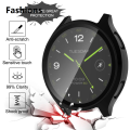 Fashions PC Case+Glass for Xiaomi Watch 2 Smart Watch Screen Protector All-around Bumper Protective Shell for XiaoMi Watch2 Accessories. 
