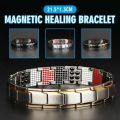 New 2023 Men's Magnetic Bracelet with Hook Buckle Clasp Therapy Bangles Man Health Care Weight Loose Jewelry Lady Bracelets.