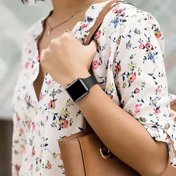 Milanese%20strap%20For%20Apple%20Watch%20band%2045mm/41mm%2044mm%2040mm%20iWatch%20band%20Stainless%20steel%20bracelet%20Apple%20watch%20series%205%204%203%20SE%206%207%208%20-%20Image%206