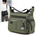 Men's Messenger Crossbody Shoulder Bags Men Small Sling Pack For Work Business Waterproof Oxford Packs Satchel Purse Father's Day gift For Dad. 