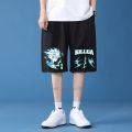 Japanese Anime Killua Print Shorts Oversized Summer Unisex Harajuku Casual Loose Beach Short Pants. 