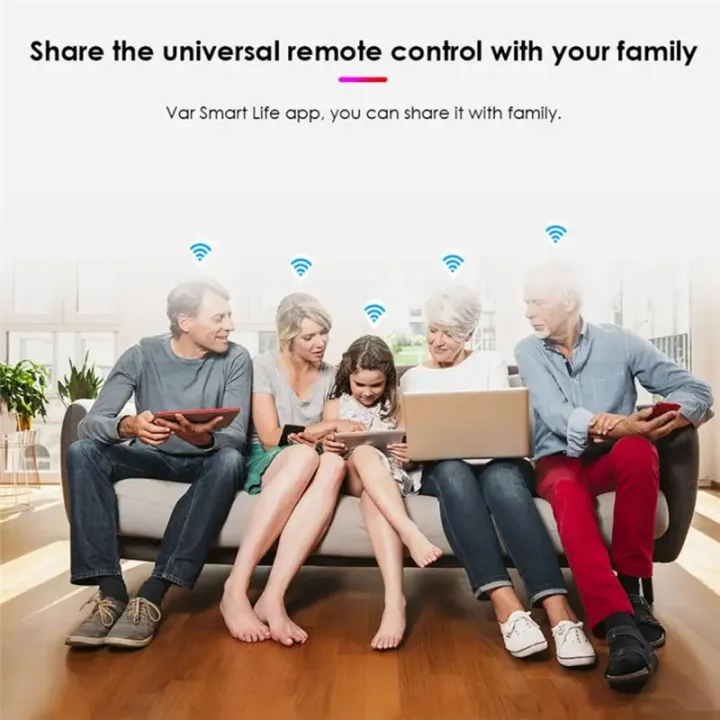 1%20PCS%20Smart%20IR%20Remote%20Controller%20WiFi%20Universal%20Smart%20Life%20APP%20Control%20TV%20DVD%20AUD%20AC%20Black%20for%20TUYA%20Google%20Home%20-%20Image%204