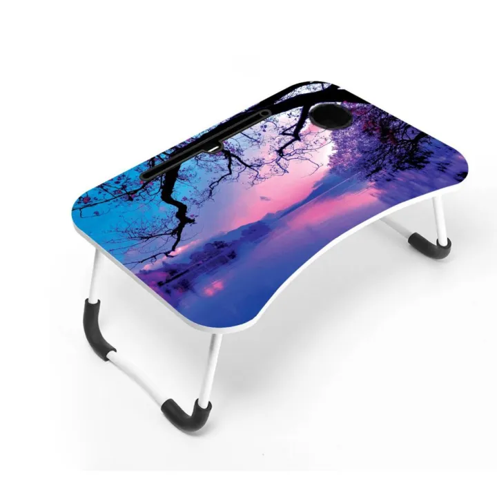Printed%20Computer%20Laptop%20Desk%20Small%20Foldable%20Multi-Function%20Bed%20Desk%20Simple%20Dormitory%20Lazy%20Table%20Bed%20with%20Laptop%20Table%20laptop%20pc%20stand%20table%20for%20bed%20mini%20portable%20table%20-%20Image%202