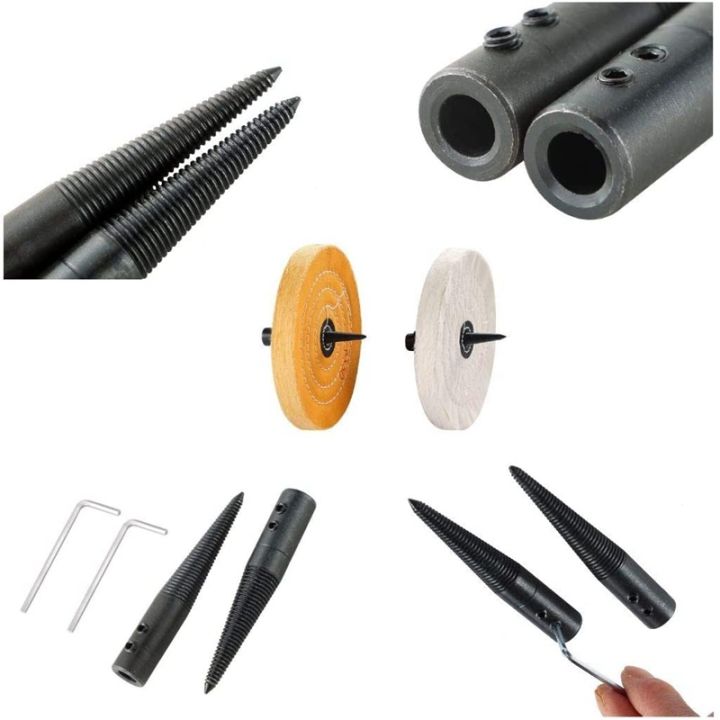 3Pcs%20Polishing%20Connecting%20Rod%20Tapered%20Spindle%20Adapter%20Threaded%20-%20Image%207