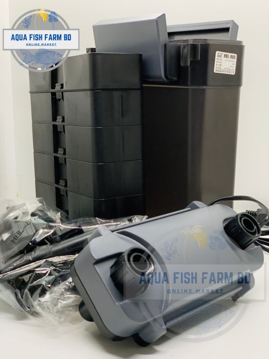 Sunsun HBL-803, Aquarium Multifiltration Hang On Filter.