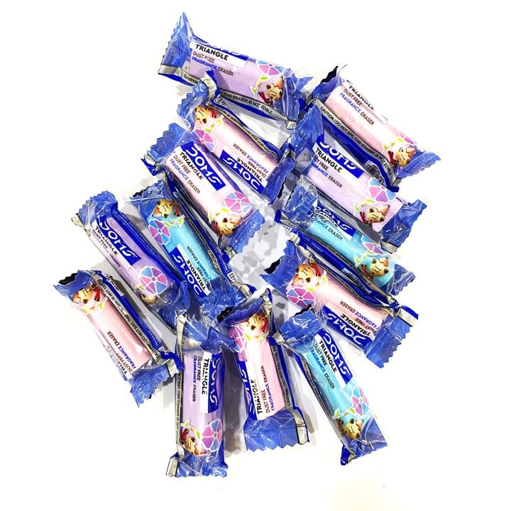 DOMS%20Triangle%20Dust%20Free%20Fragrance%20Eraser%20-%20Combo%20of%203pcs%20-%20Image%203